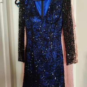 SCALA Stunning Beaded/Sequined Dress
